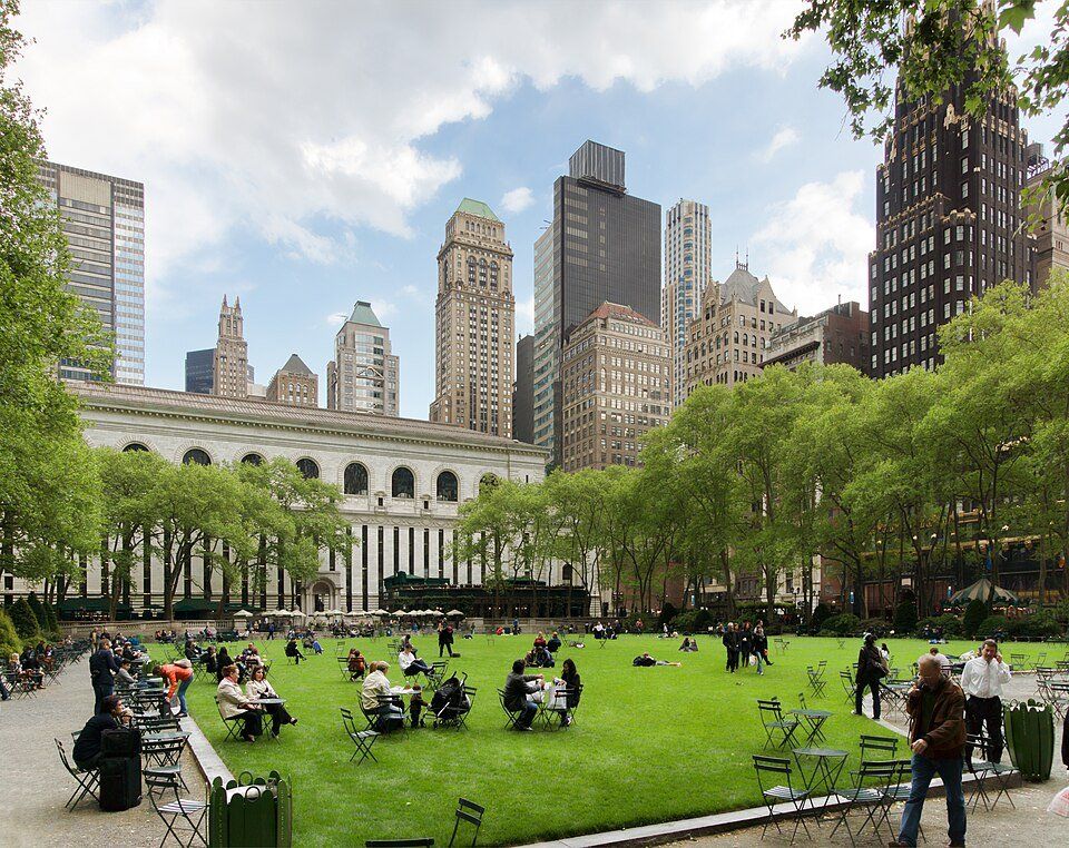 Bryant Park — view 1.