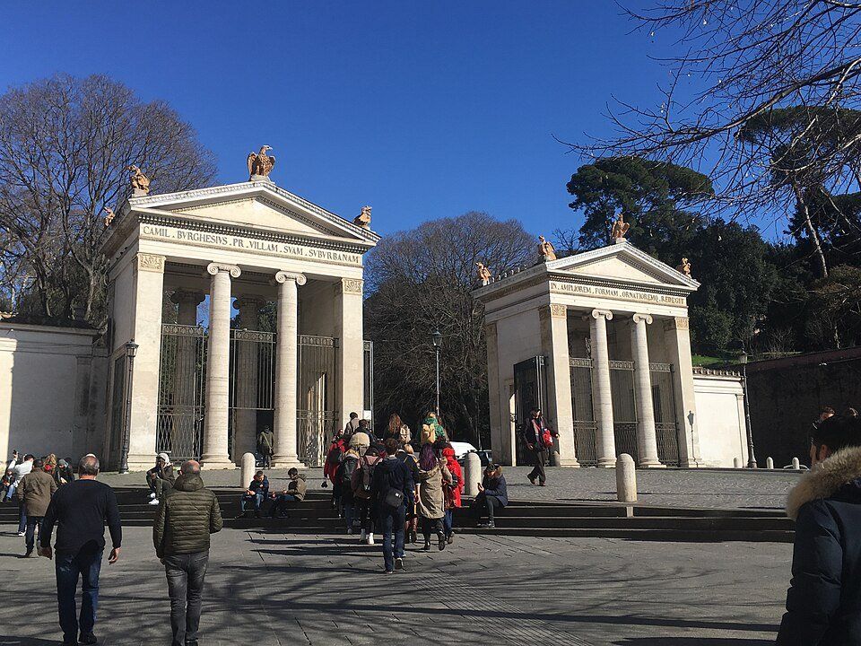 Villa Borghese Gardens — view 1.