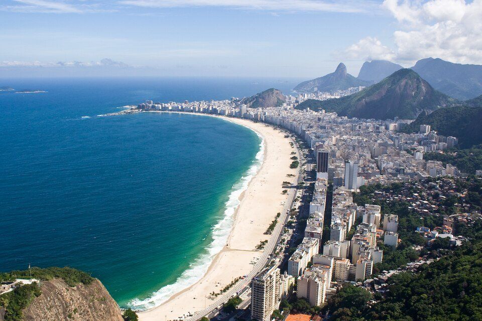 Praia de Copacabana — view 1.
