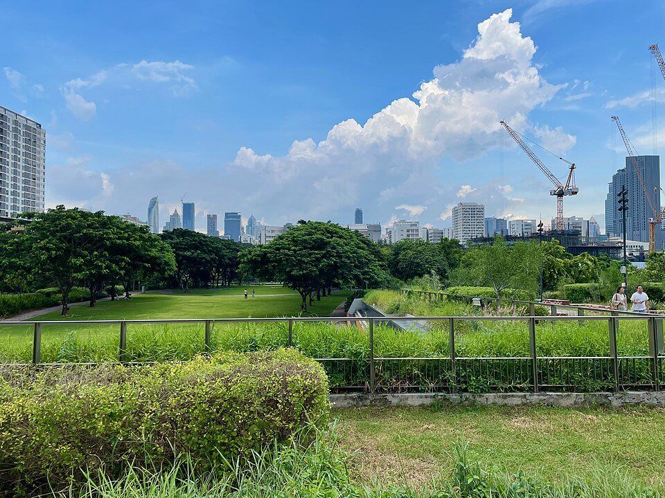 Chulalongkorn University Centenary Park — view 1.