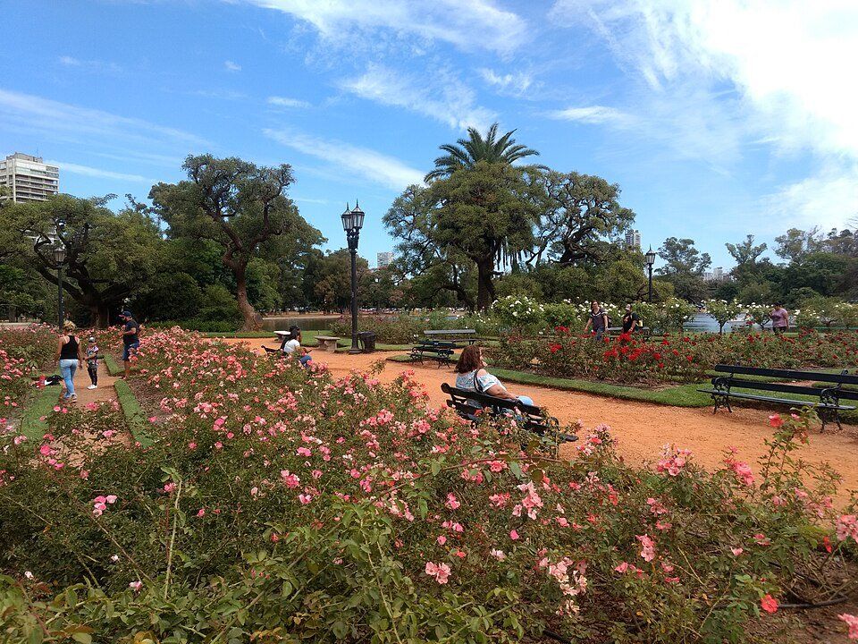 El Rosedal de Palermo — view 1.