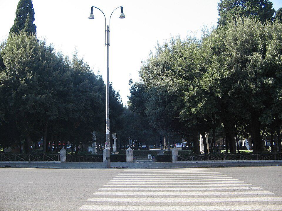 Piazza Mazzini Gardens — view 1.