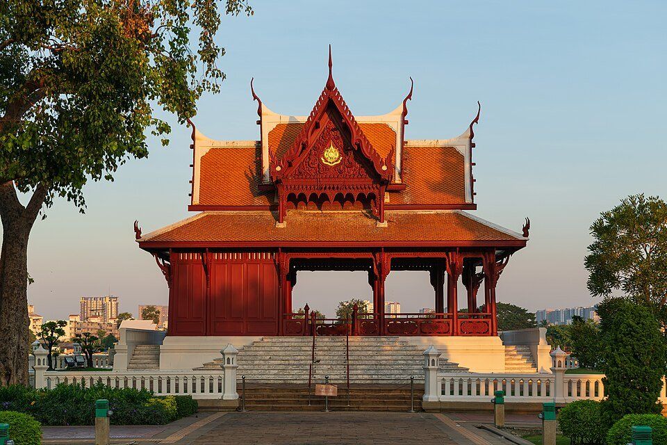 Santichaiprakarn Park — view 1.