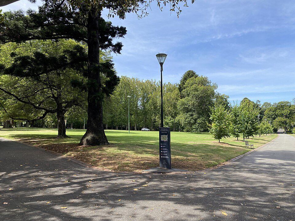 Fitzroy Gardens — view 1.