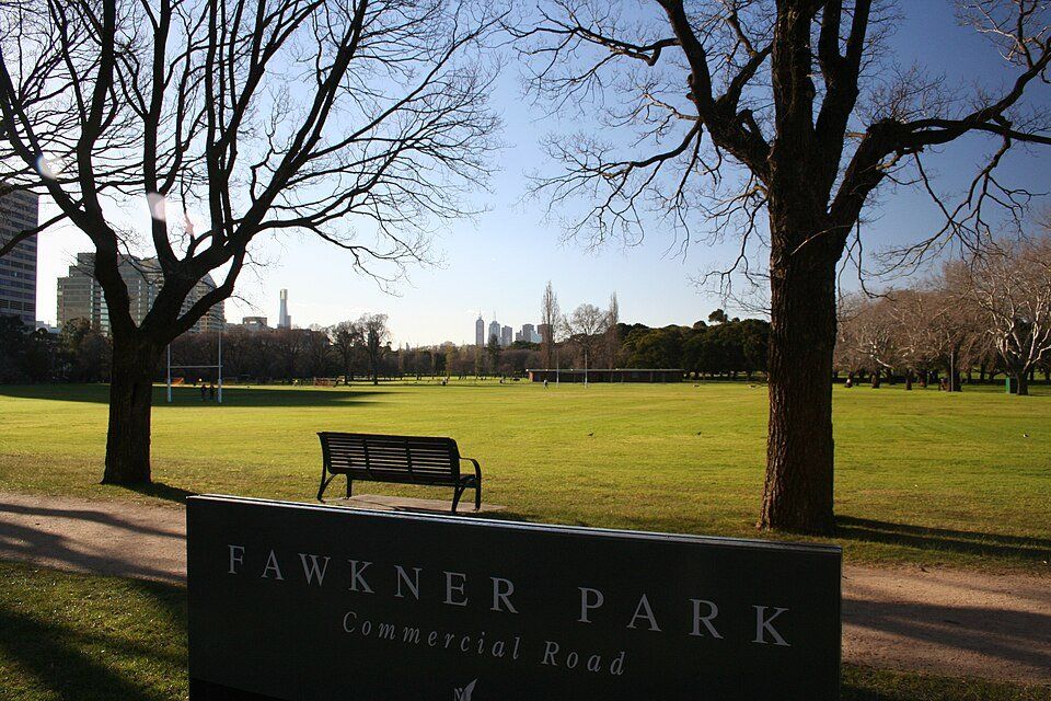 Fawkner Park — view 1.