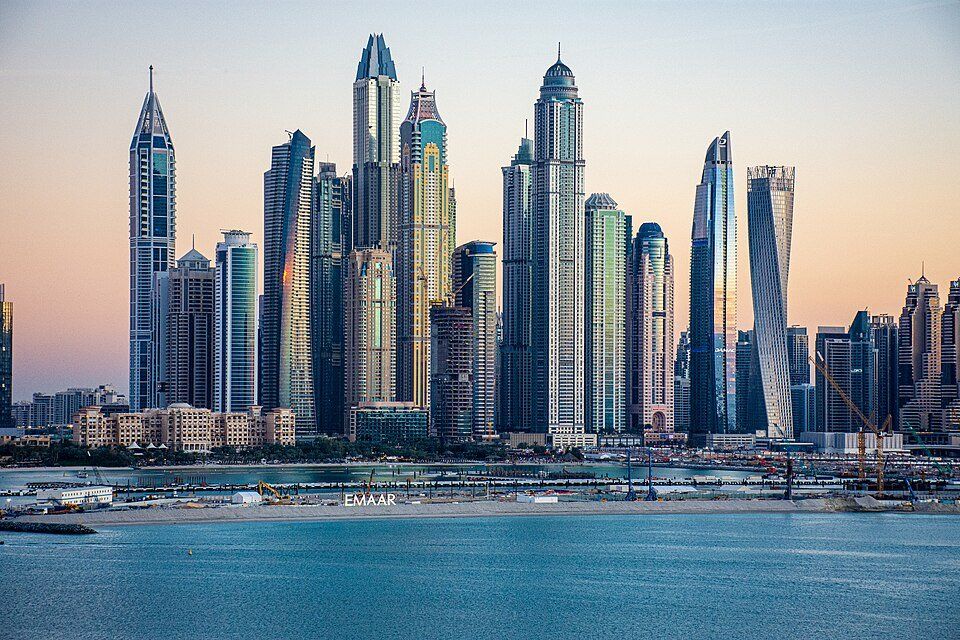 Dubai Marina Walk — view 1.