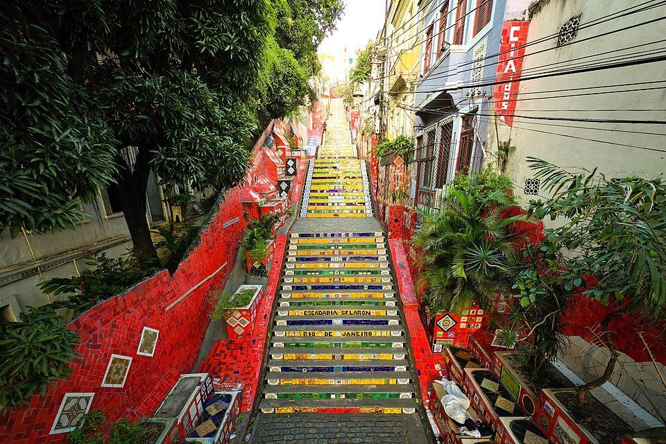 Escadaria Selarón — view 1.