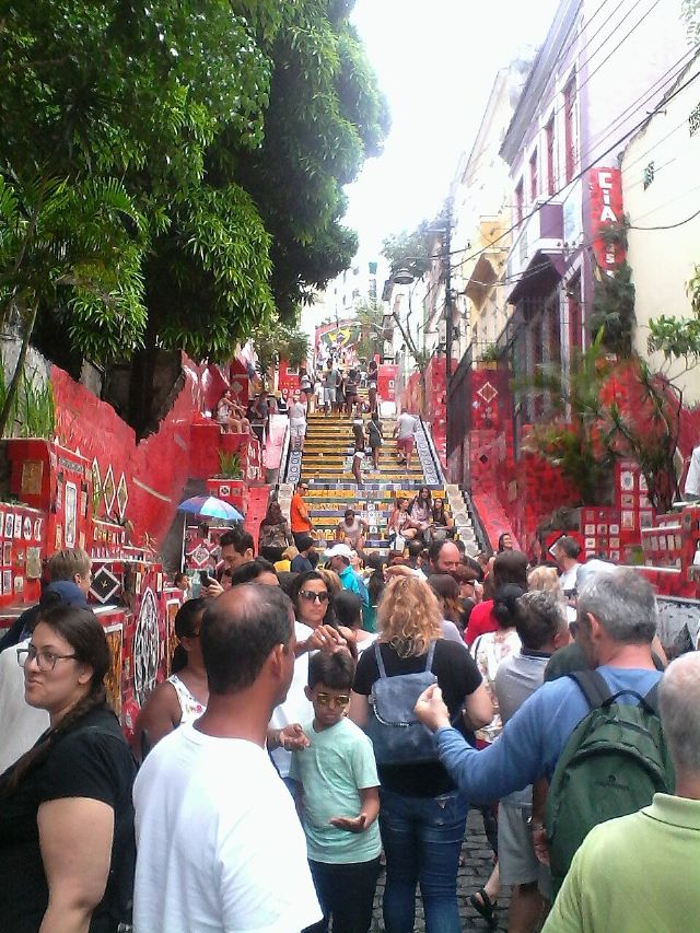 Escadaria Selarón — view 2.