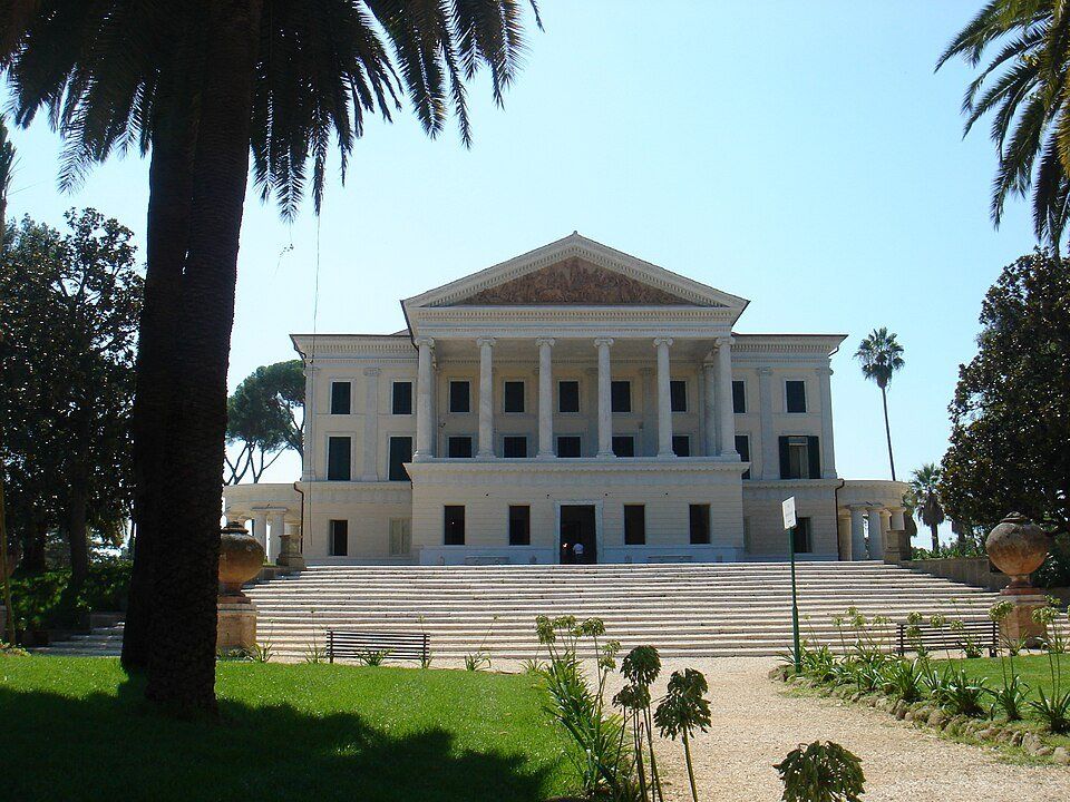 Villa Torlonia Gardens — view 1.