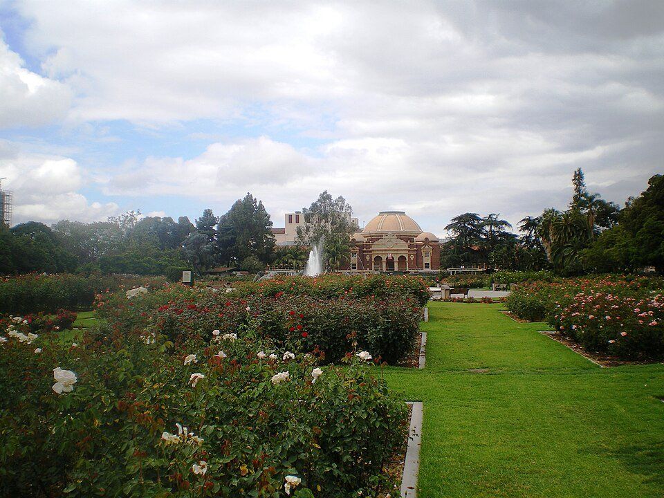 Exposition Park Rose Garden — view 1.