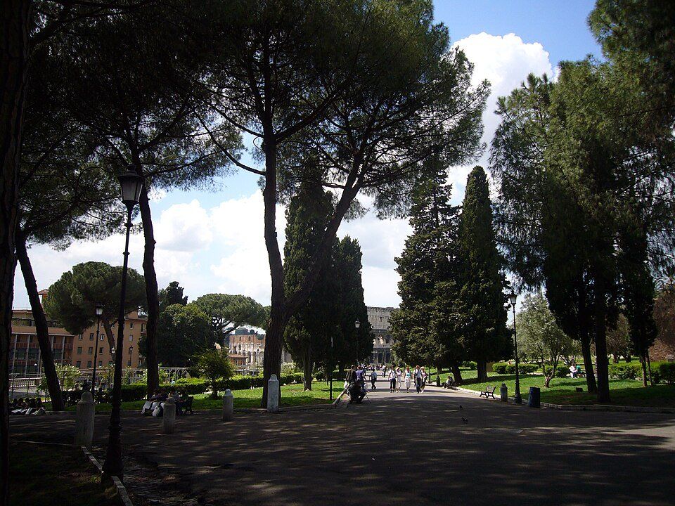 Colle Oppio Park — view 1.