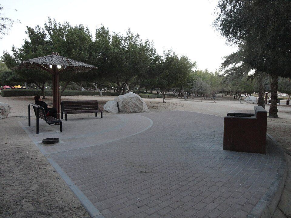 Al Mamzar Beach Park — view 1.