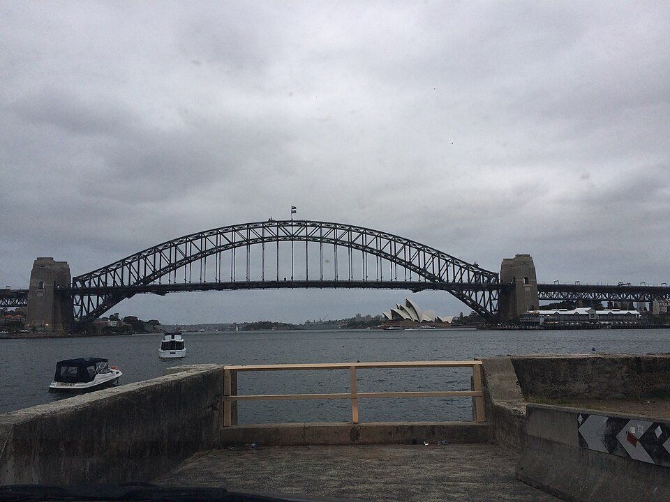 Blues Point Reserve — view 1.