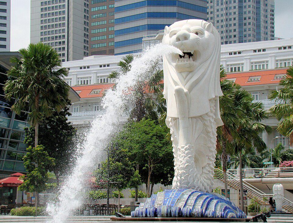 Merlion Park — view 1.