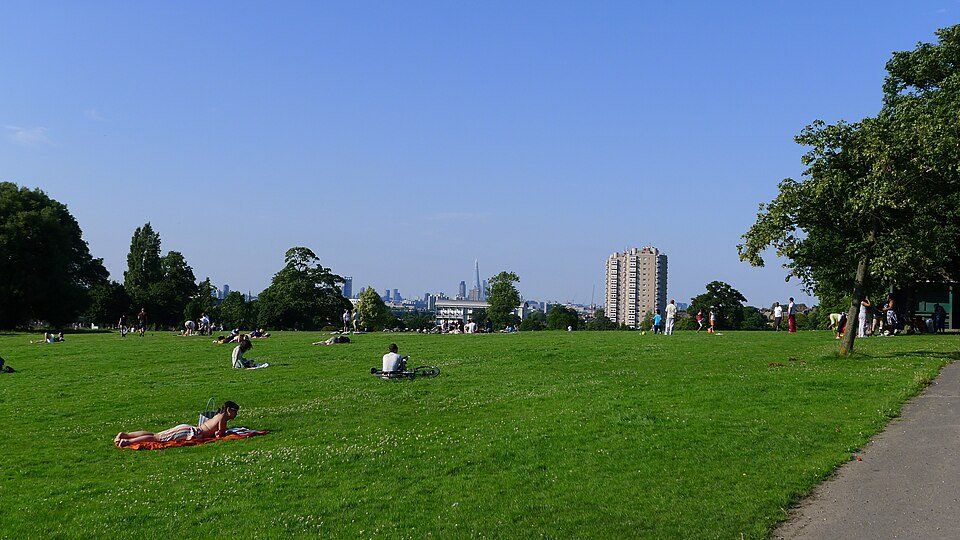 Brockwell Park — view 1.