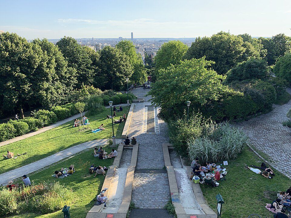 Parc de Belleville — view 1.