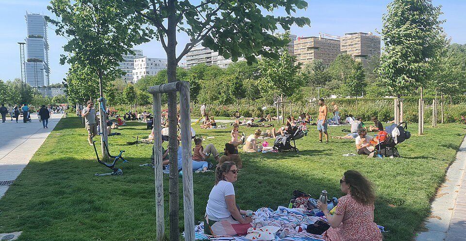 Parc Clichy-Batignolles – Martin-Luther-King — view 1.